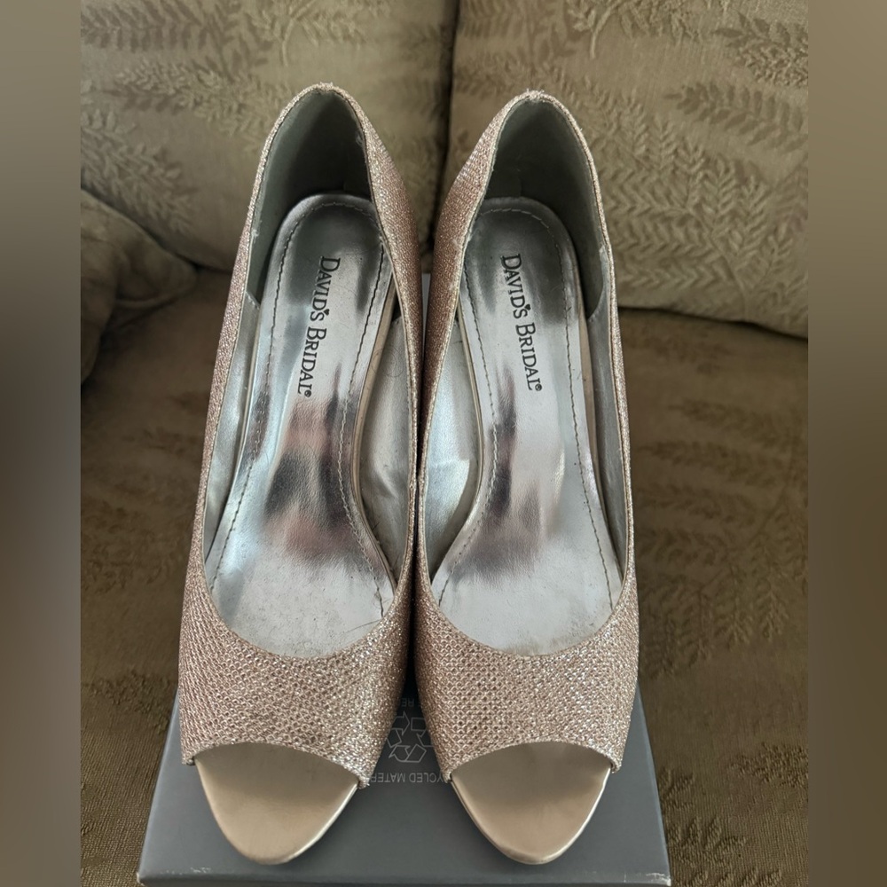 Rose Gold Sparkly Heels